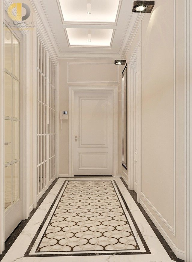Интерьер коридора в стиле ар-деко. – фото 1416