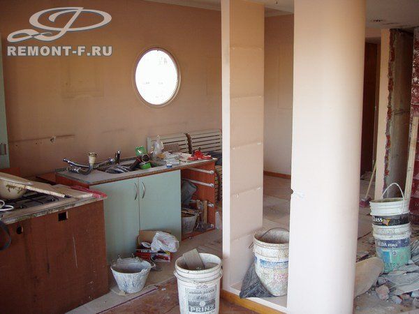 Капитальный ремонт рабочего чертежа в двухкомнатной квартире на ул. Мишина в Москве