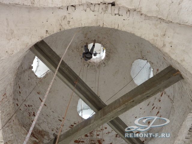 Реставрация колокольни Знаменского Собора на Варварке фото 2009 года