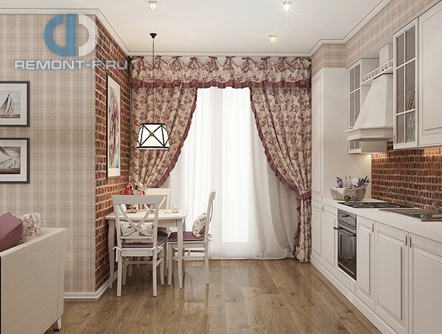 Дизайн кухни 9 кв. м в стиле прованс. Фото интерьера 2016 Дизайн кухни 9 кв. м в стиле прованс. Фото интерьера 2016