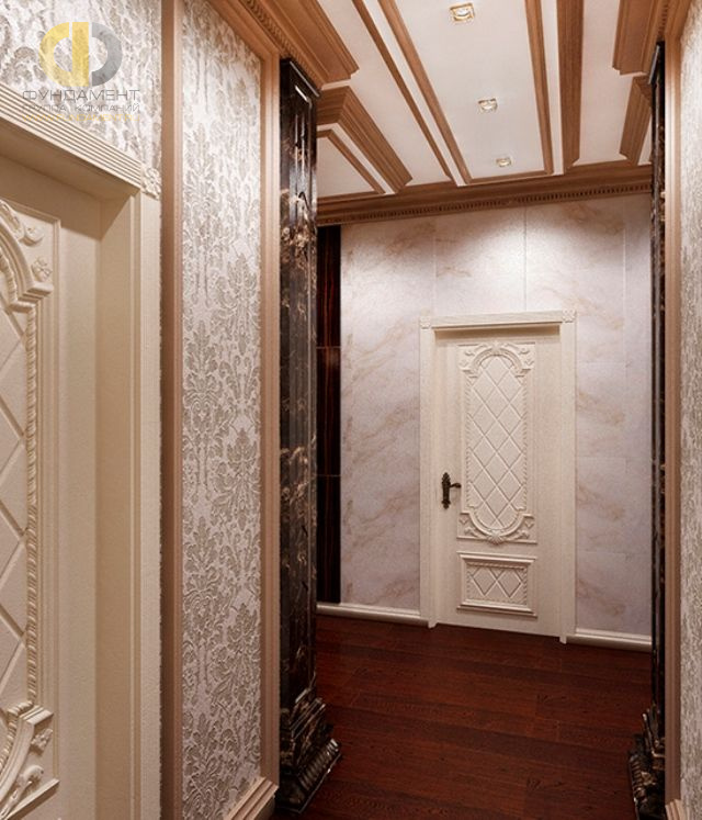 Дизайн коридора в арт-деко стиле – фото 1392