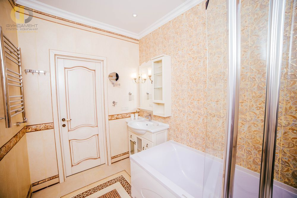 Ремонт ванной в трёхкомнатной квартире 86 кв.м в классическом стиле4