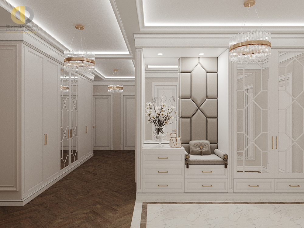 Дизайн коридора в стиле классическом – фото 165