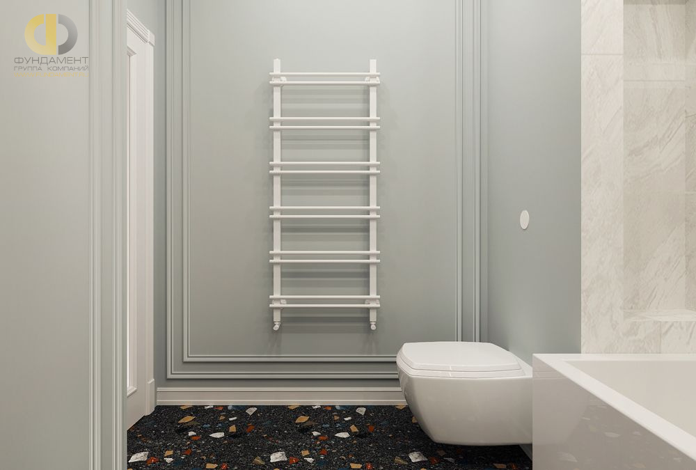 Дизайн интерьера ванной в двухкомнатной квартире 47 кв.м в стиле современная классика9
