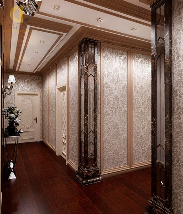 Дизайн коридора в арт-деко стиле – фото 1394