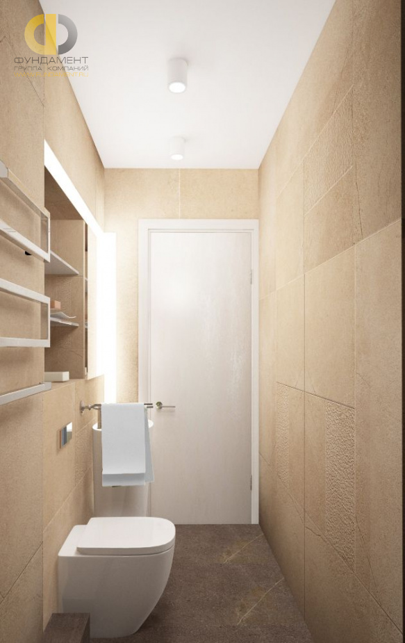 Дизайн интерьера ванной в трёхкомнатной квартире 95 кв.м в современном стиле14