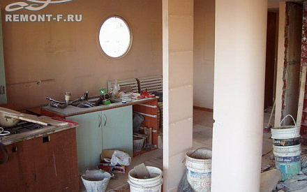 Капитальный ремонт рабочего чертежа в двухкомнатной квартире на ул. Мишина в Москве
