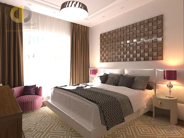 Дизайн спальни в английском стиле – фото 1903