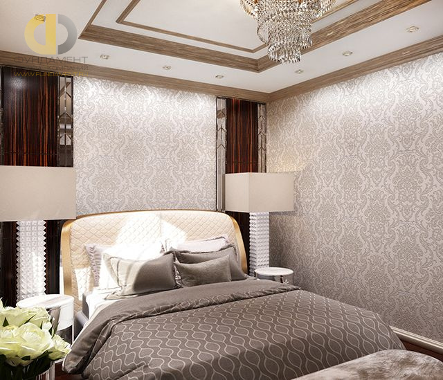 Дизайн спальни в арт-деко стиле