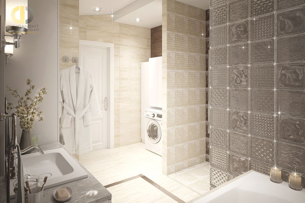 Дизайн ванной в стиле неоклассическом – фото 606