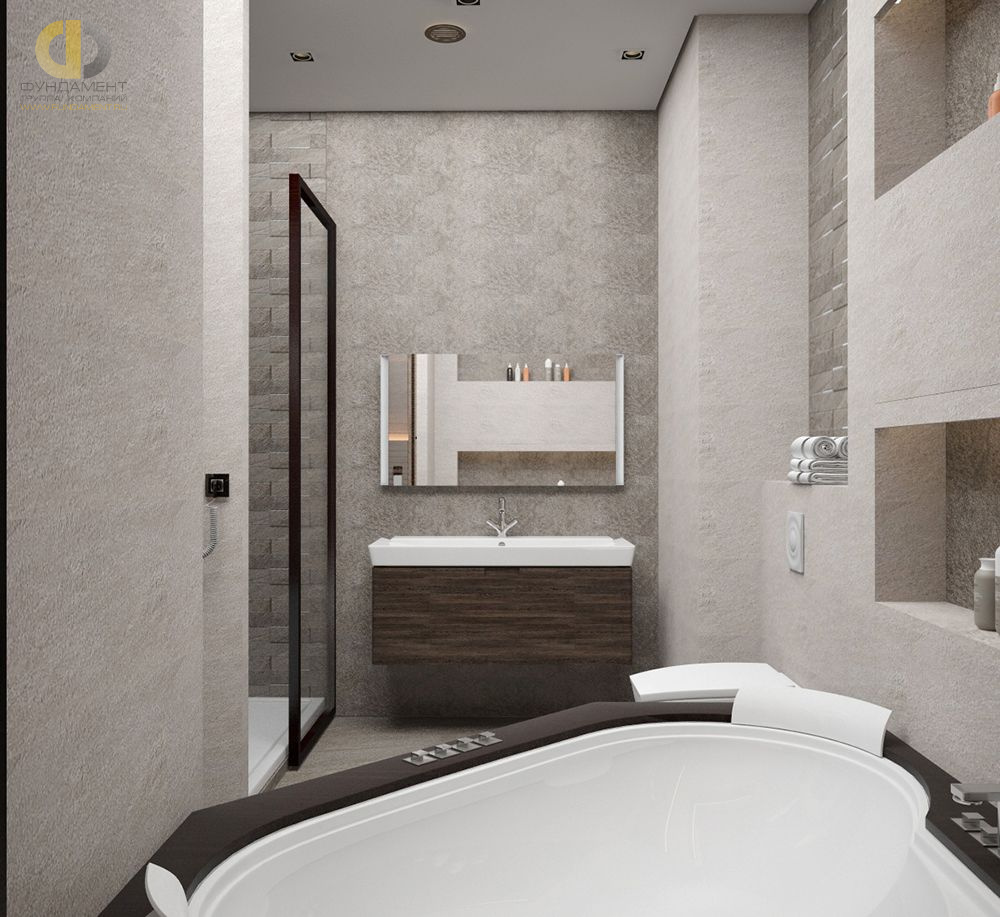 Дизайн ванной в лофт стиле – фото 1703