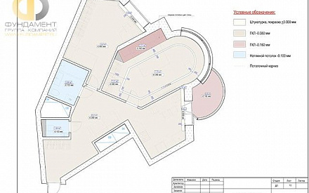 Рабочий чертеж дизайн-проекта двухкомнатной квартиры 65 кв. м. Стр. 20 Рабочий чертеж дизайн-проекта двухкомнатной квартиры 65 кв. м. Стр. 20