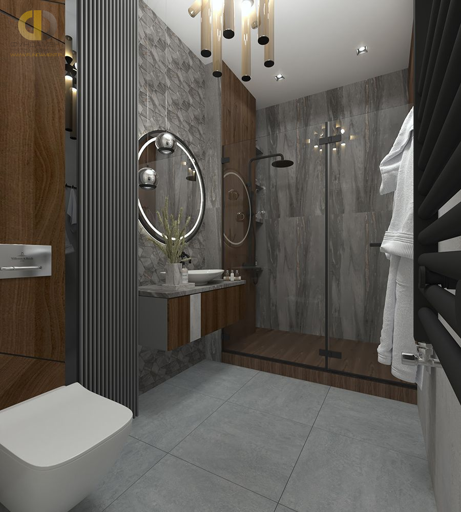 Дизайн ванной в стиле неоклассическом – фото 447