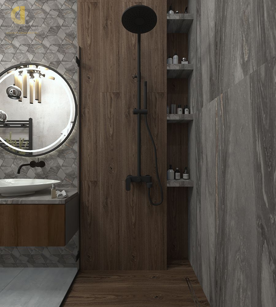 Дизайн ванной в стиле неоклассическом – фото 445