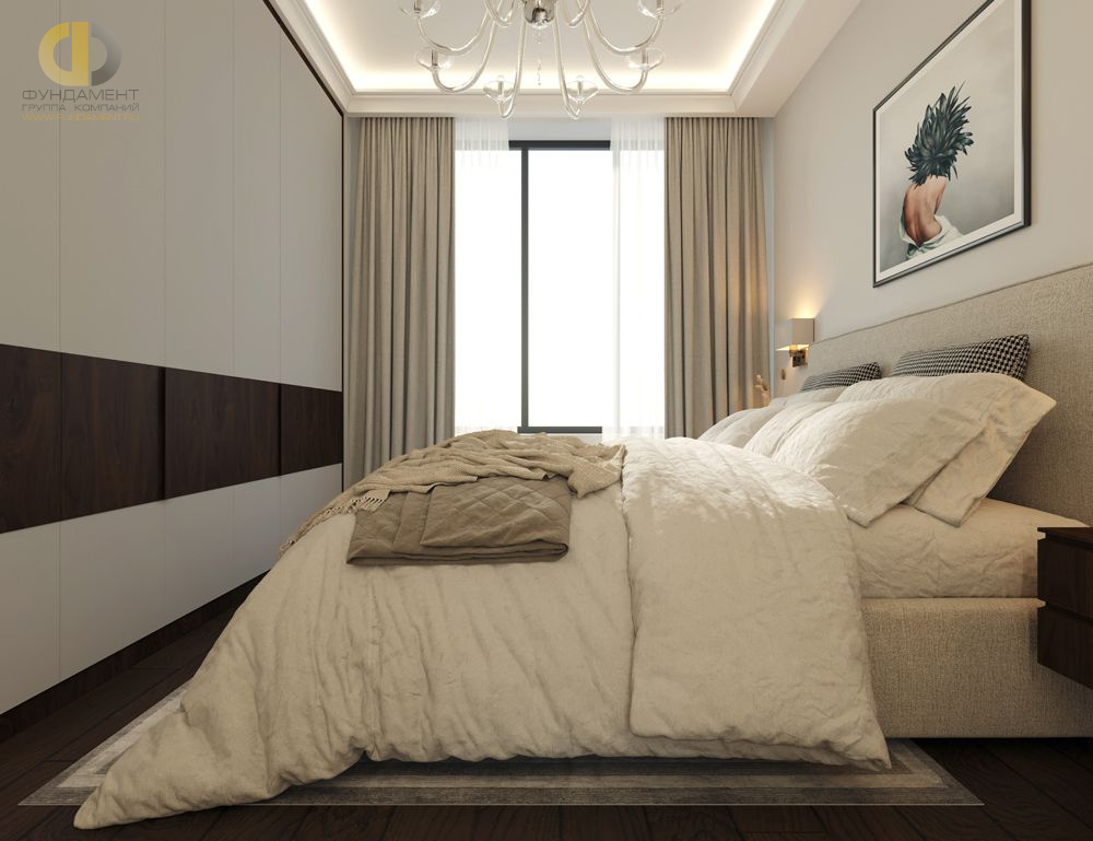 Дизайн спальни в стиле cовременном – фото 605