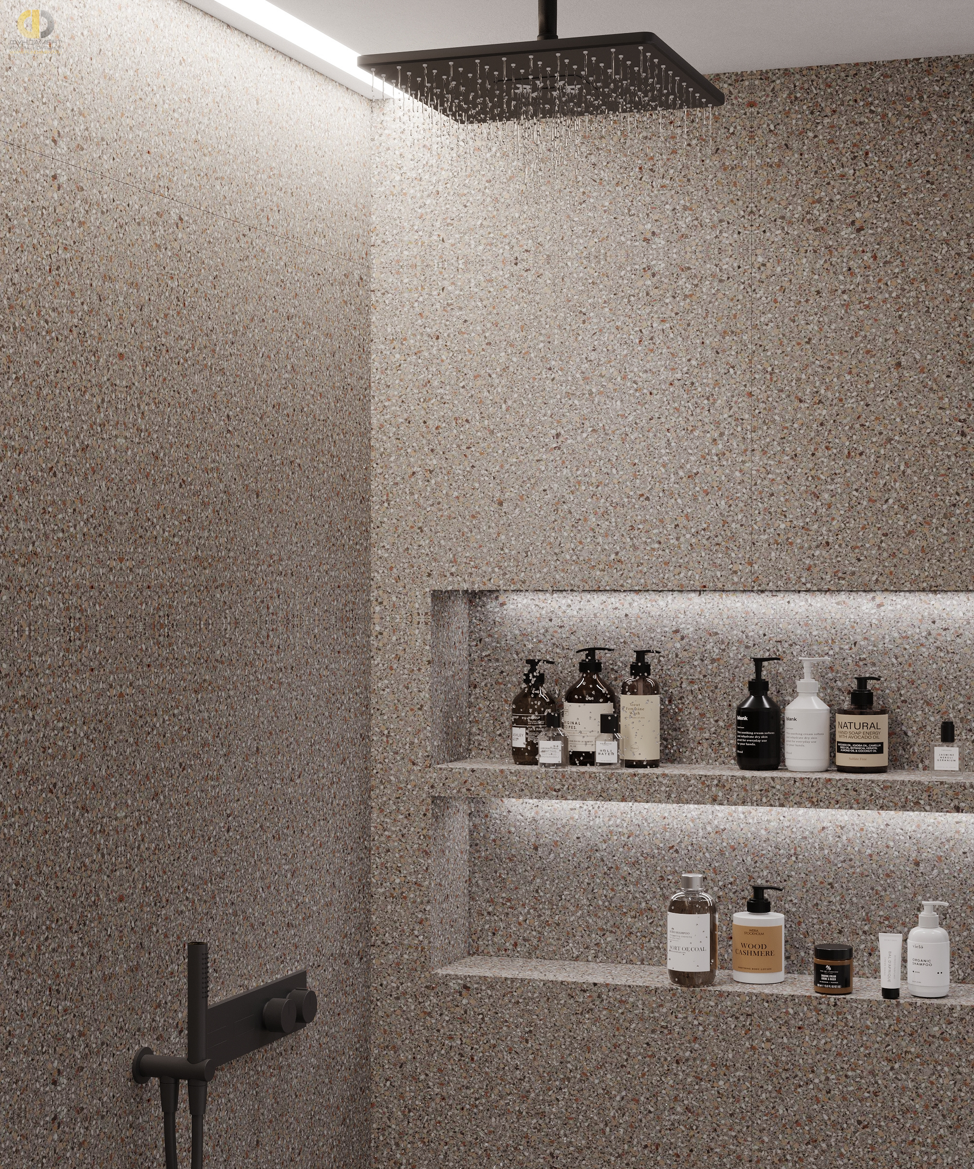 Дизайн ванной в стиле cовременном – фото 30
