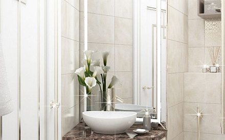 Дизайн интерьера ванной в двухкомнатной квартире 101 кв.м в стиле ар-деко21