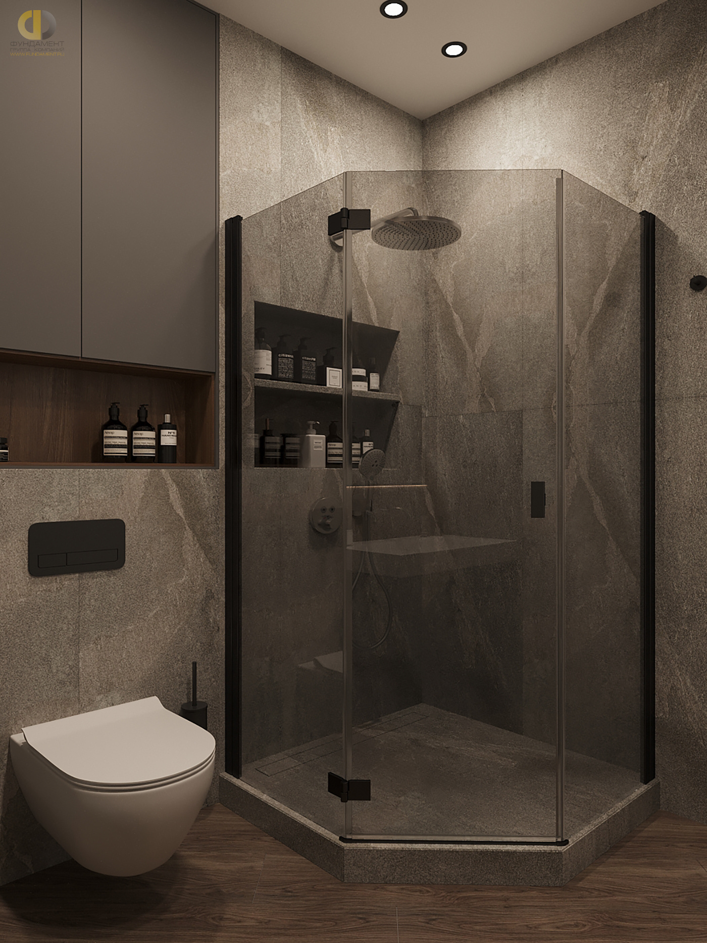 Дизайн ванной в стиле cовременном – фото 108