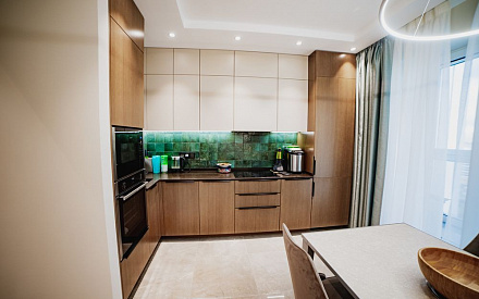 Ремонт кухни в трёхкомнатной квартире 89 кв.м в современном стиле