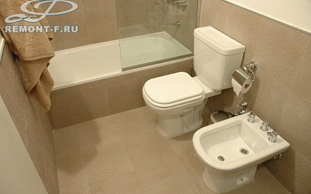 Капитальный ремонт ванной в двухкомнатной квартире на ул. Мишина в Москве