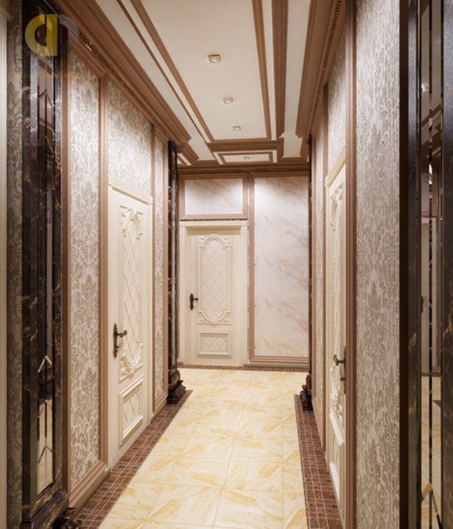 Дизайн коридора в арт-деко стиле – фото 1398