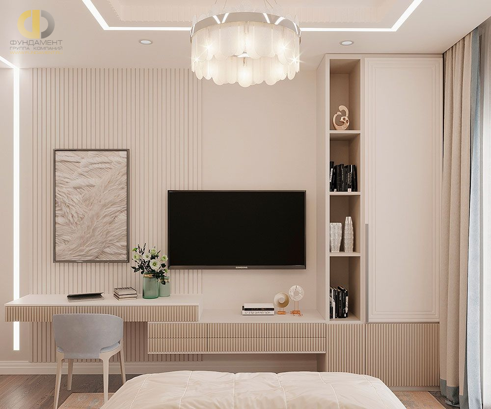 Дизайн спальни в стиле арт-деко – фото 397