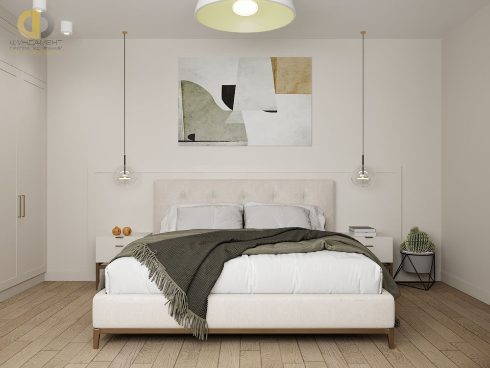 Дизайн спальни в стиле cовременном – фото 459