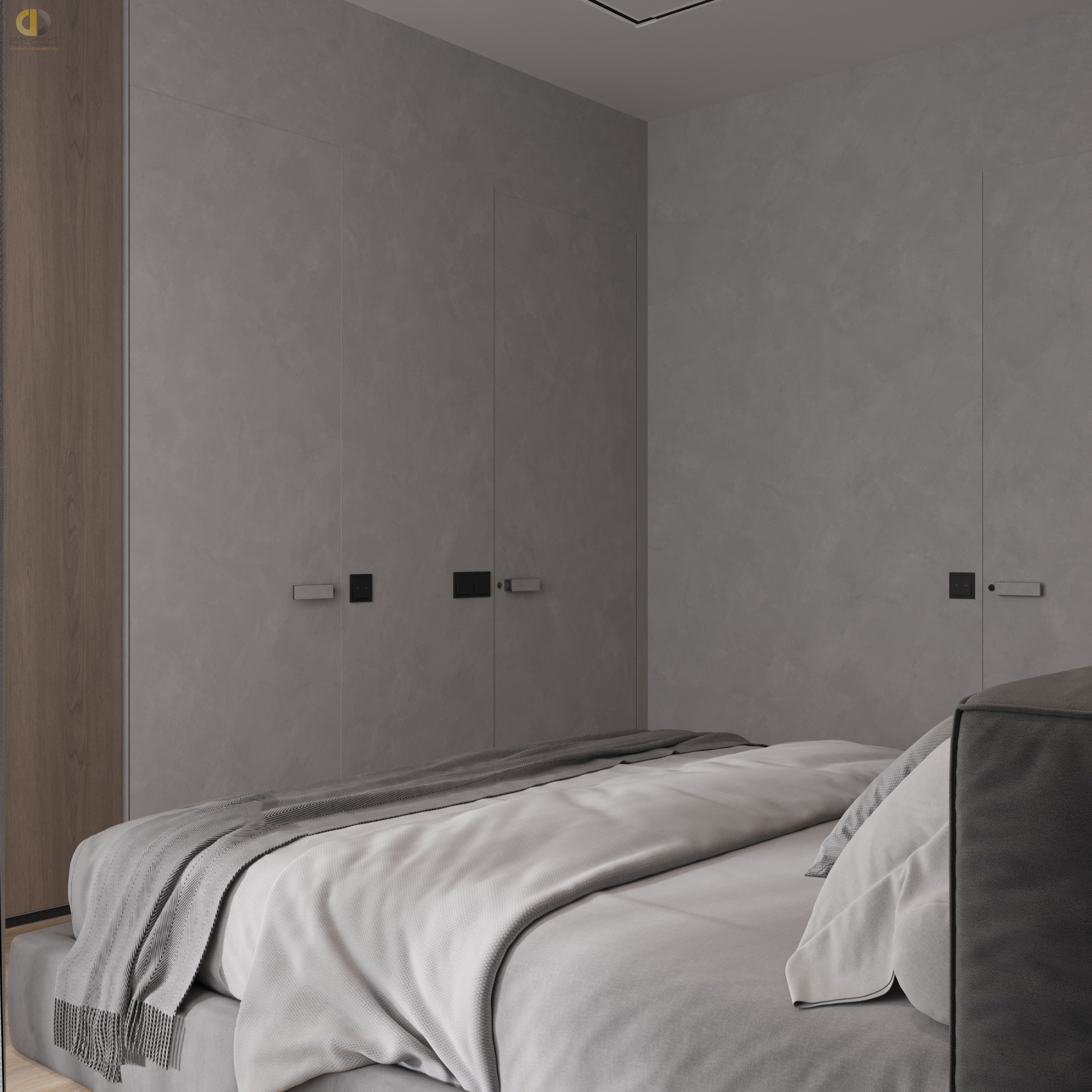 Дизайн спальни в стиле манимализском – фото 18