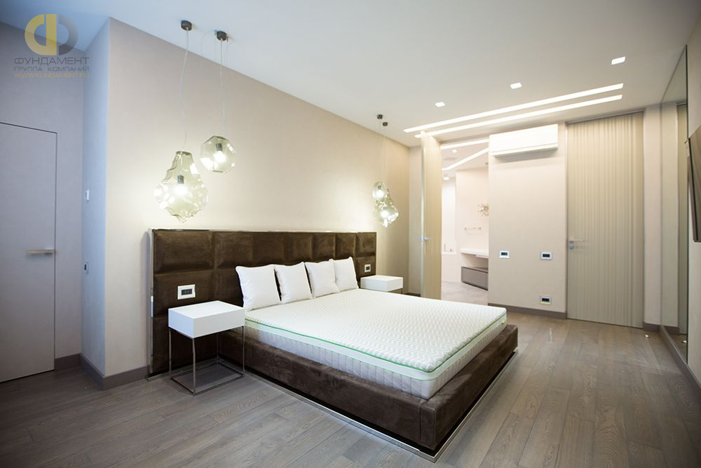 Ремонт спальни в трехкомнатной квартире 144 кв. м в современном стиле