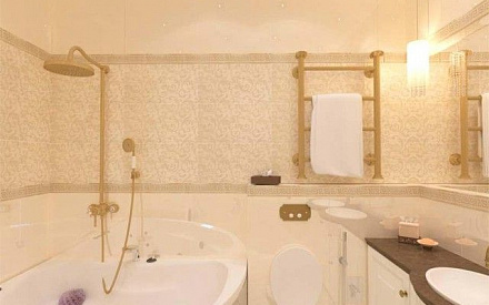 Дизайн-проект ванной в трехкомнатной квартире 119 кв. м в Москве