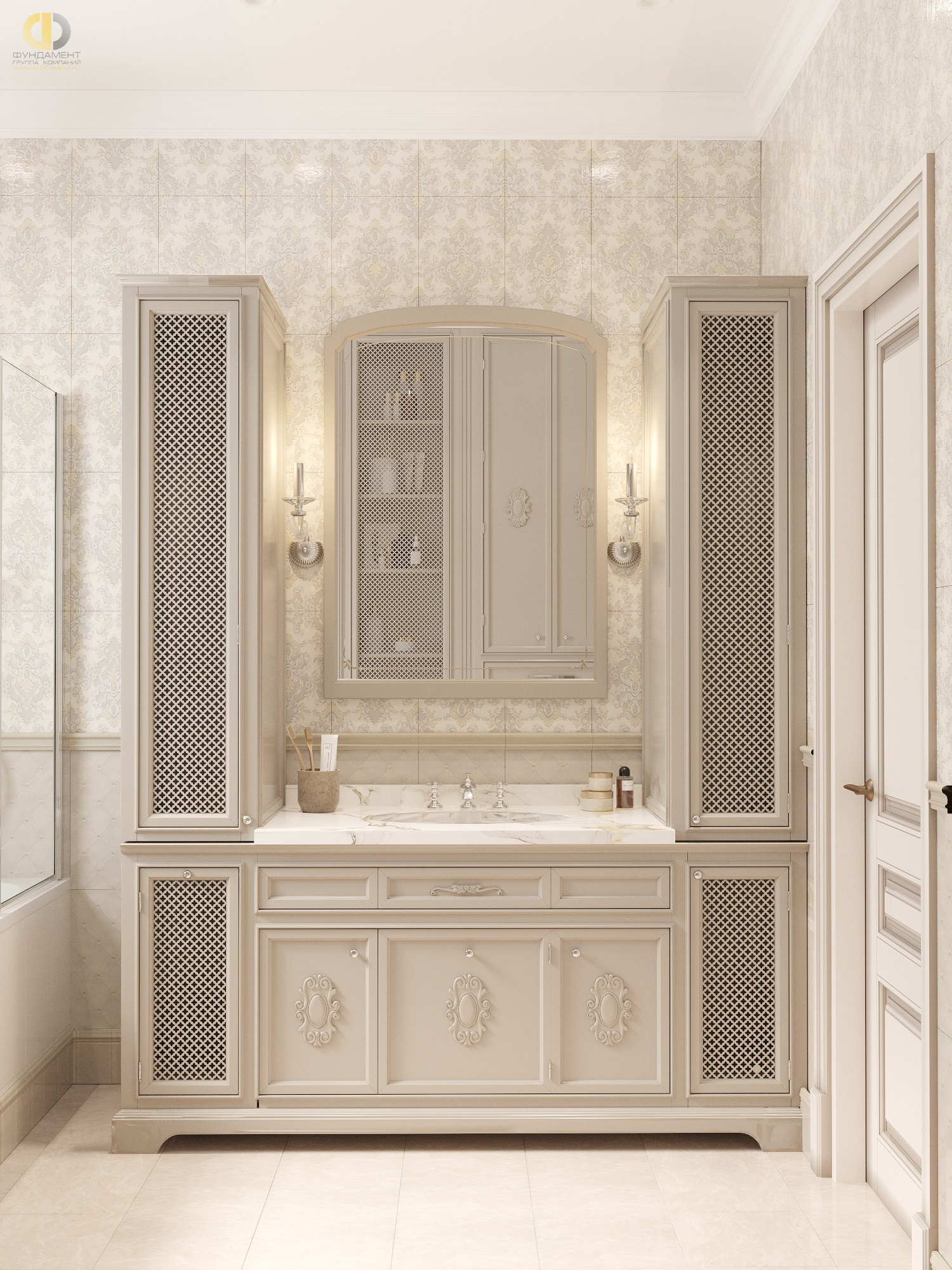 Дизайн ванной в стиле классическом – фото 4