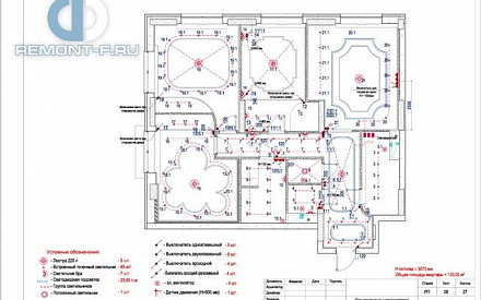 Дизайн-проект 5-комнатной квартиры в классическом стиле на ул. Расплетина. Стр.67