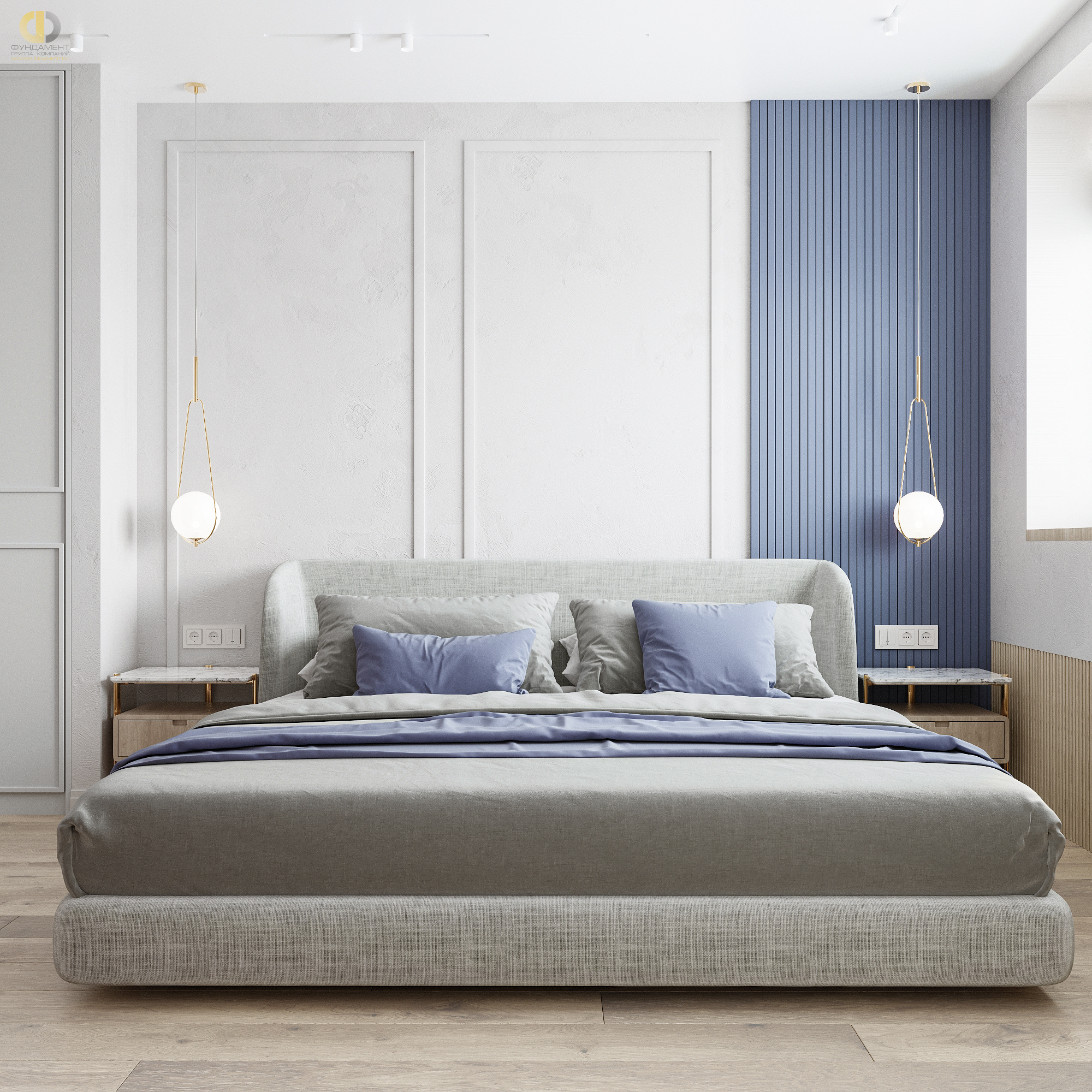 Дизайн спальни в стиле cовременном – фото 283