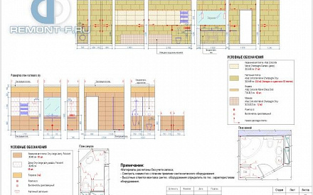 Рабочий чертеж дизайн-проекта трехкомнатной квартиры 119 кв. м. Стр.31