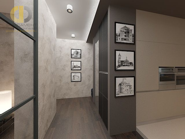 Дизайн коридора в cовременном стиле – фото 1378