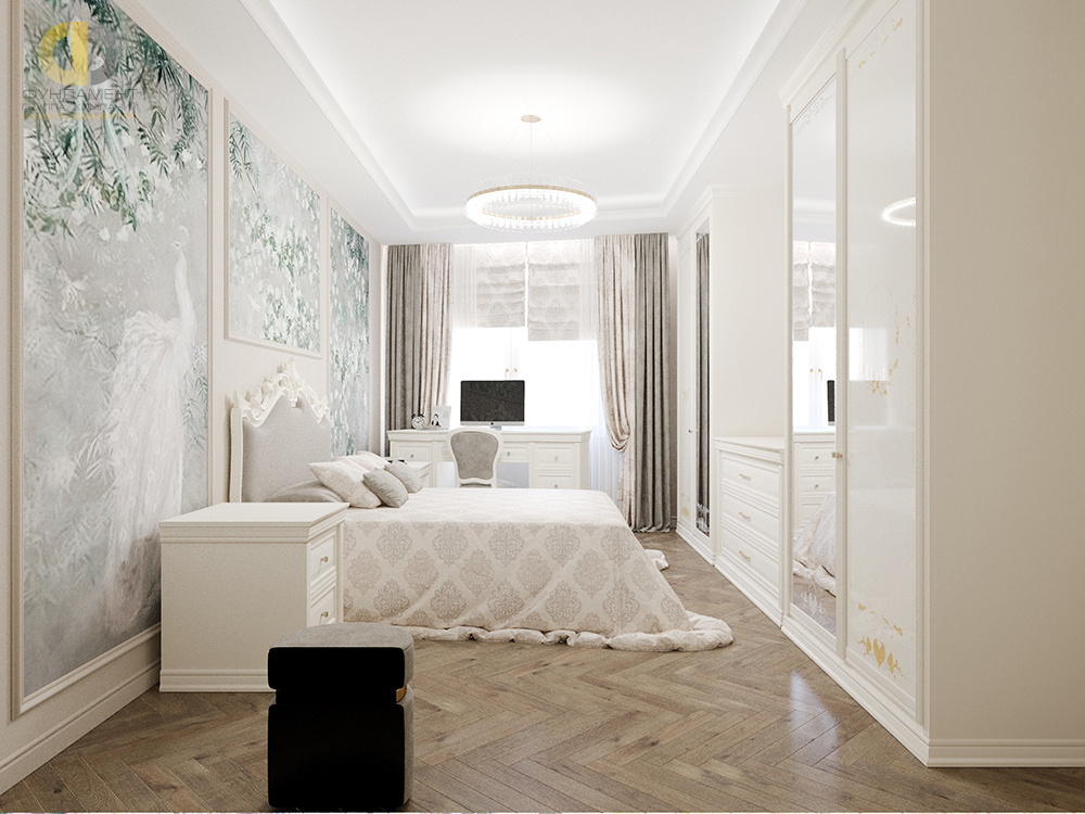 Дизайн спальни в стиле классическом – фото 192
