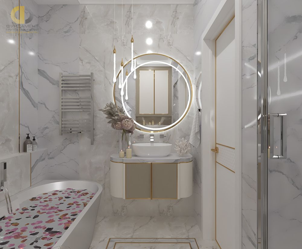 Дизайн ванной в стиле cовременном – фото 453