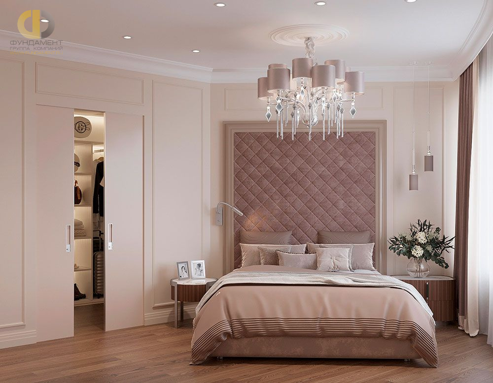Дизайн спальни в стиле арт-деко – фото 394