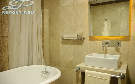 Ремонт ванной в четырехкомнатной квартире на Хорошевском шоссе