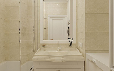 Дизайн интерьера ванной в трёхкомнатной квартире 75 кв.м в современном стиле13