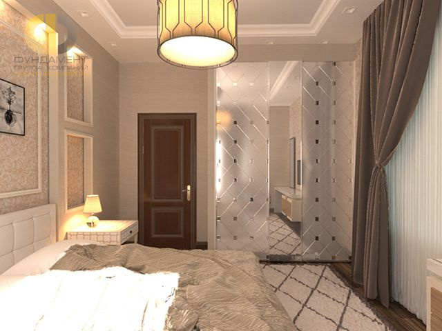 Дизайн спальни в английском стиле – фото 1904