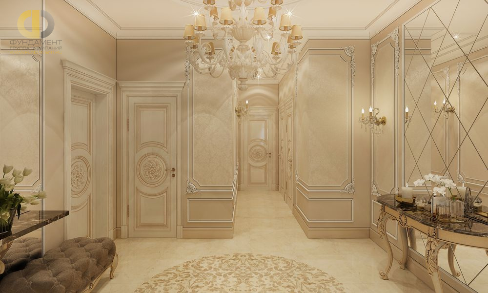Дизайн коридора в классическом стиле – фото 1353