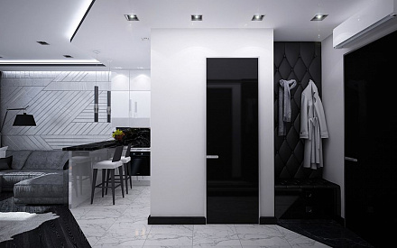 Дизайн коридора в квартире 60 кв.м в современном стиле
