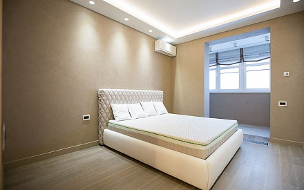 Ремонт спальни в трехкомнатной квартире 144 кв. м в современном стиле