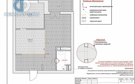 Дизайн-проект квартиры 47 кв. м в стиле прованс в Одинцово. Стр.13 Дизайн-проект квартиры 47 кв. м в стиле прованс в Одинцово. Стр.13