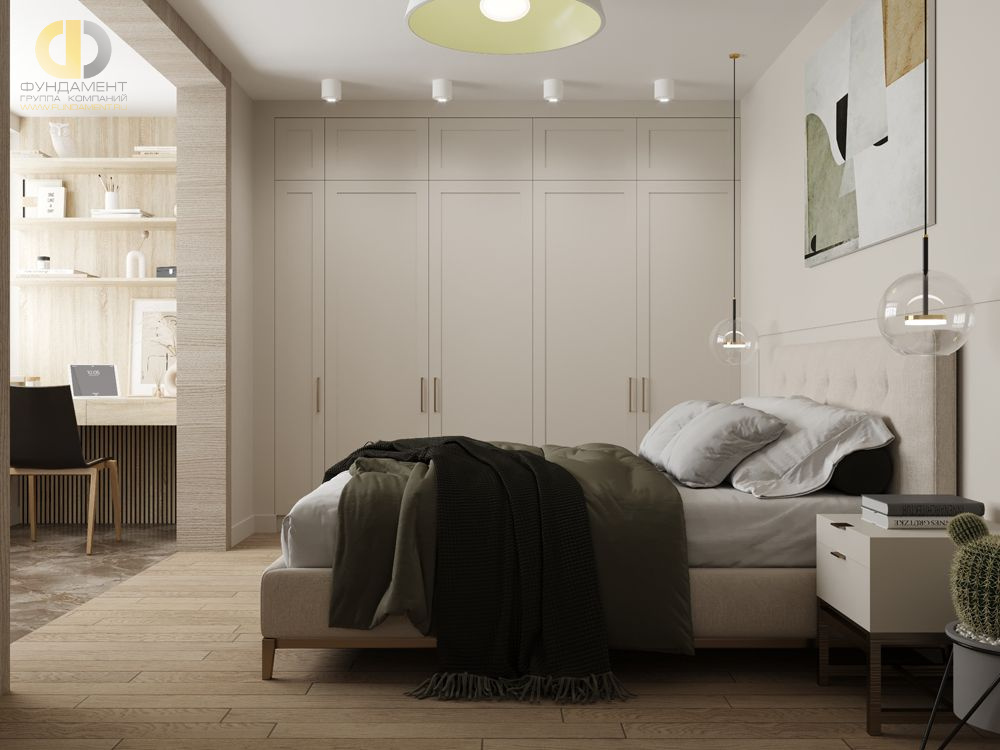 Дизайн спальни в стиле cовременном – фото 458