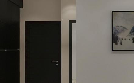 Дизайн коридора в стиле мимнимализм 108 кв.м