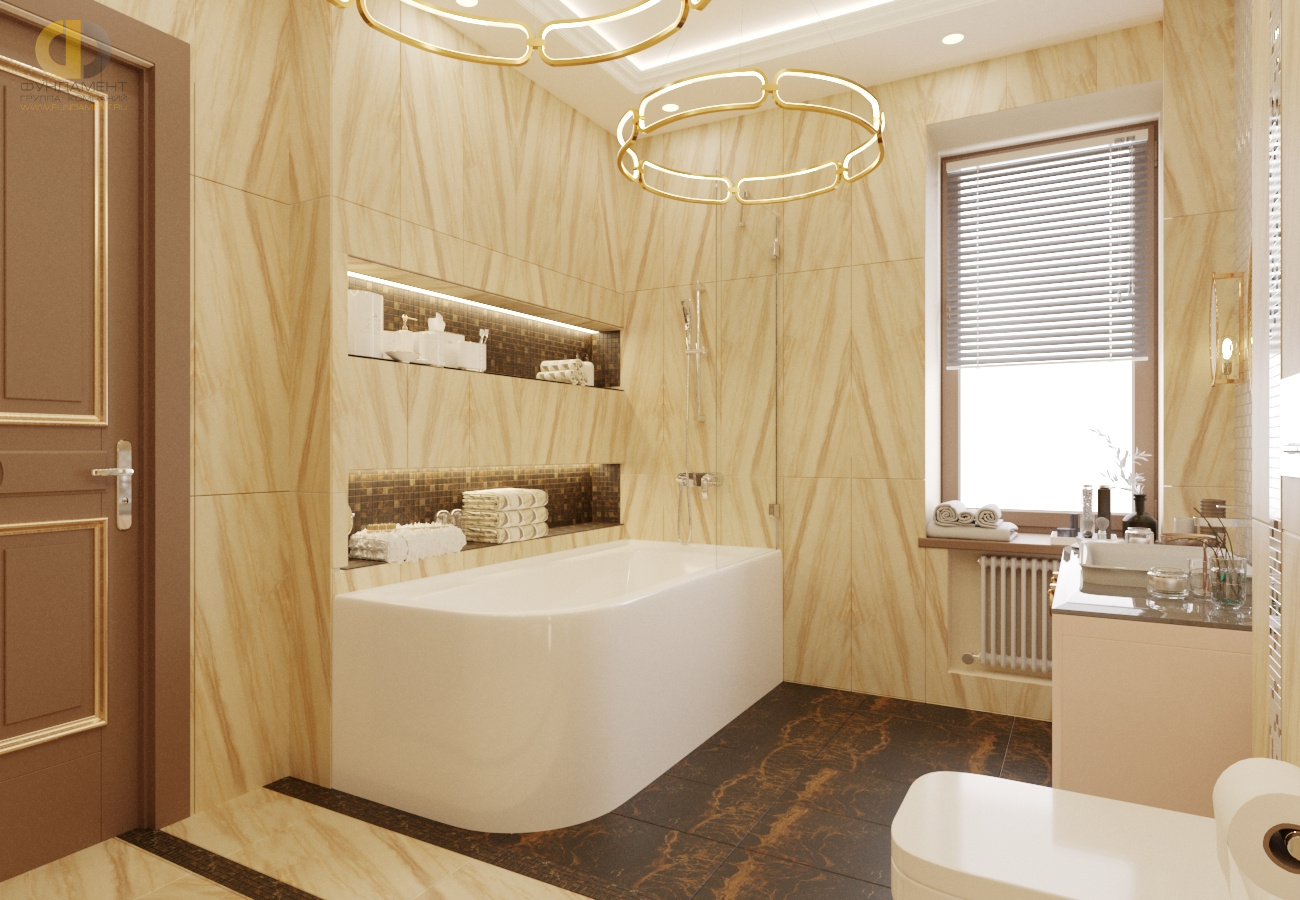 Дизайн ванной в стиле эклектика – фото 151