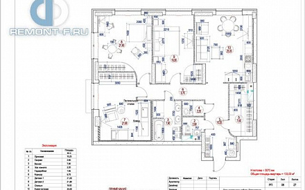 Дизайн-проект 5-комнатной квартиры в классическом стиле на ул. Расплетина. Стр.65