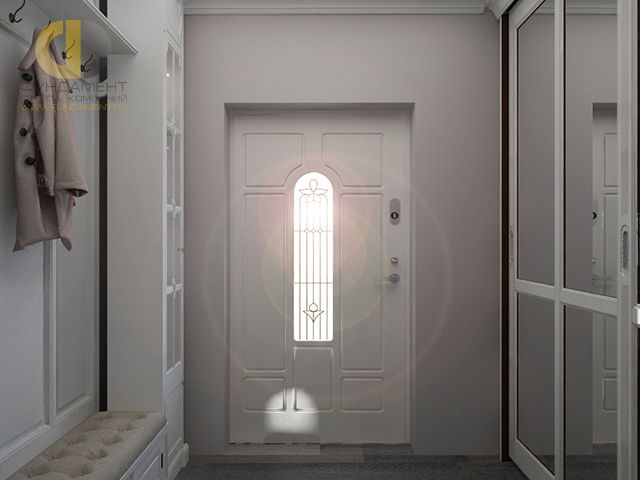 Дизайн коридора в неоклассическом стиле – фото 1389